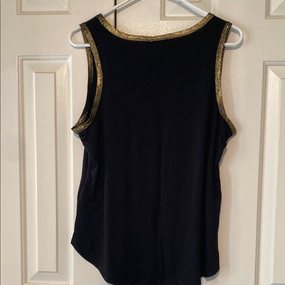 Another Love Black and Brown Sleeveless Tank Top - Picture 4 of 7